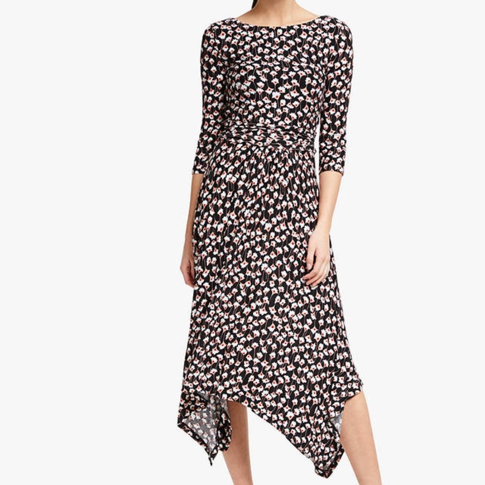 Boden Maisie Jersey Midi Dress, Black
